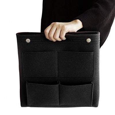 Custom felt insert bag organizer popular multi-pockets storage handbag